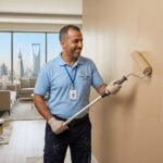 معلم دهانات بالرياض ضمان ذهبي على جودة الدهانات والتشطيبات